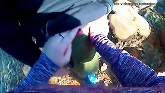 French Amateur Couple'S Public Anal Encounter In The Park