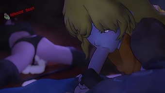 Jaune'S Threesome With Ruby And Yang