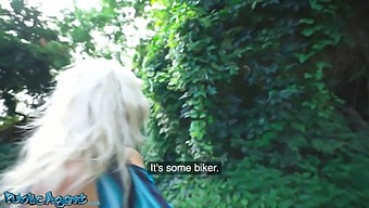 Blonde Milf With Big Tits And Creampie Gets Fucked In A Public Park