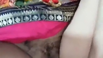 Outdoor Urination Of Rural Indian Housewife