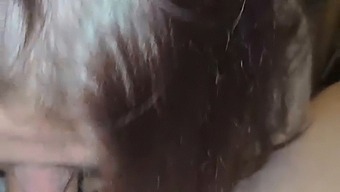 Samantha Gives Oral Pleasure To Her Partner'S Penis