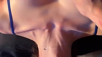 Young Brunette Enjoys Deepthroat Blowjob And Swallows Cum
