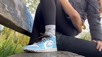 Amateur Blonde Indulges In Public Sex With Pov Partner In A Park